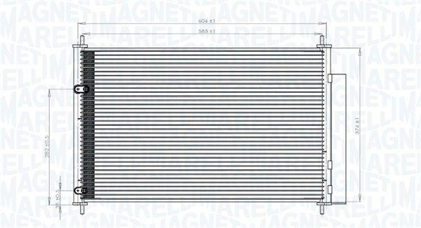 Конденсатор кондиціонера Magneti Marelli 350203767000 ціна, від 63.42 USD